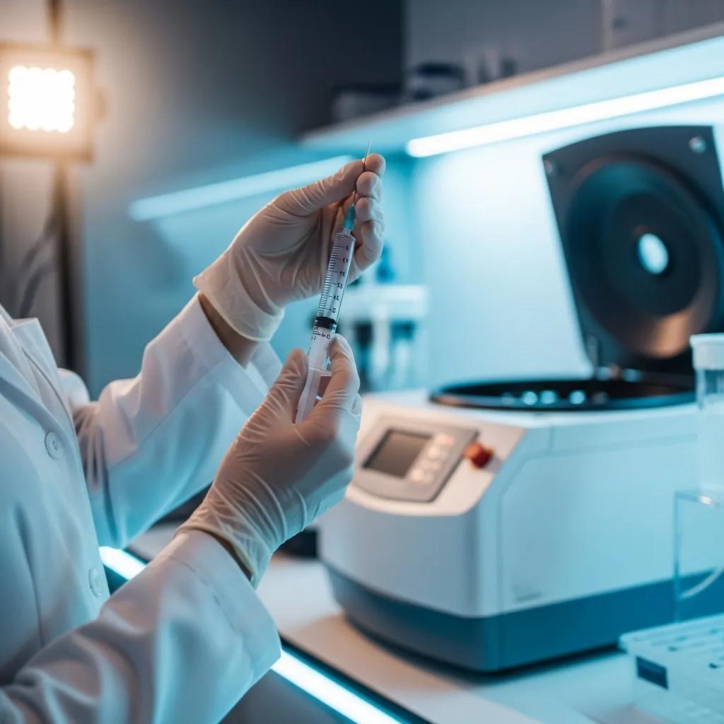 Preparation of a Lipogems stem cell treatment for joint repair in clinic